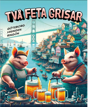 Logga för Två Feta Grisar